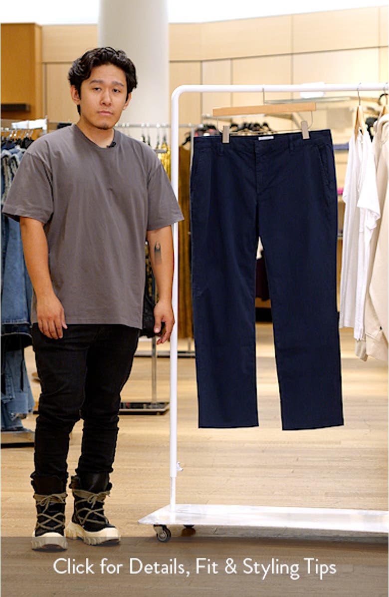 Slim Fit Stretch Cotton Chinos, sales video thumbnail