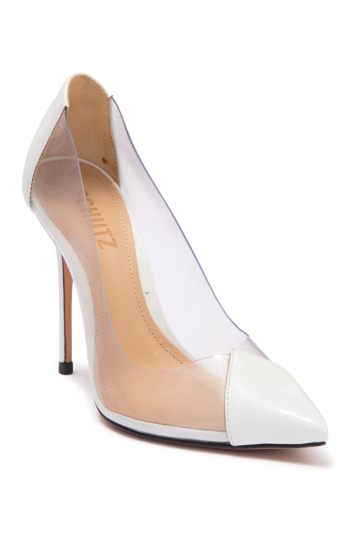 Schutz Cendi Leather Stiletto Pump, Main, color, 