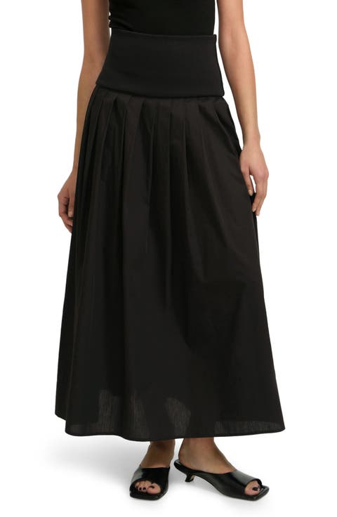 Kenmare Pleated Maxi Skirt
