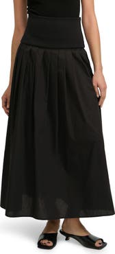Marcella Kenmare Pleated Maxi Skirt