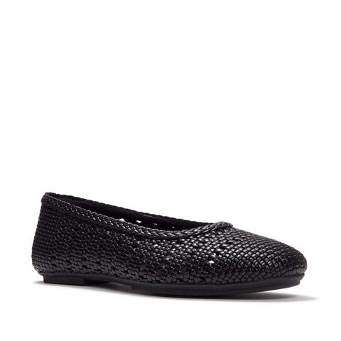 Delicato Woven Ballerinas Flats