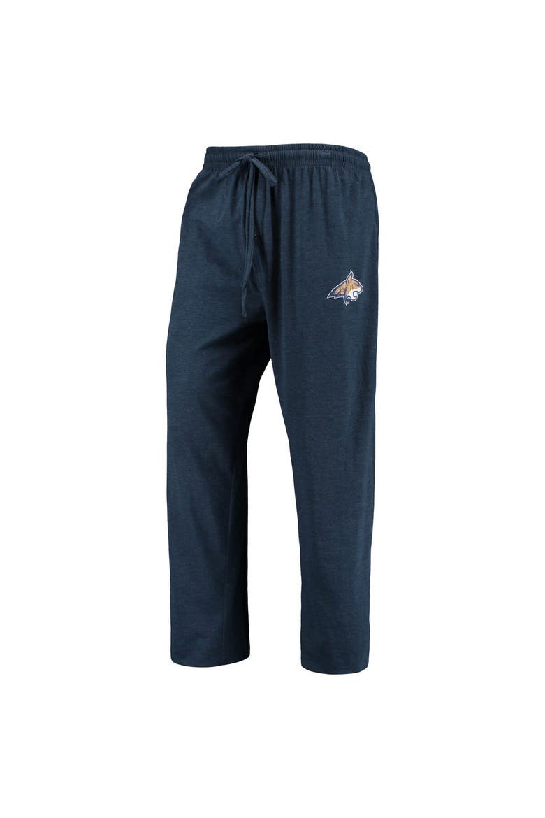 Men's Concepts Sport Navy/Heathered Charcoal Montana State Bobcats Meter Long Sleeve T-Shirt & Pants Sleep Set, Alternate, color, Navy