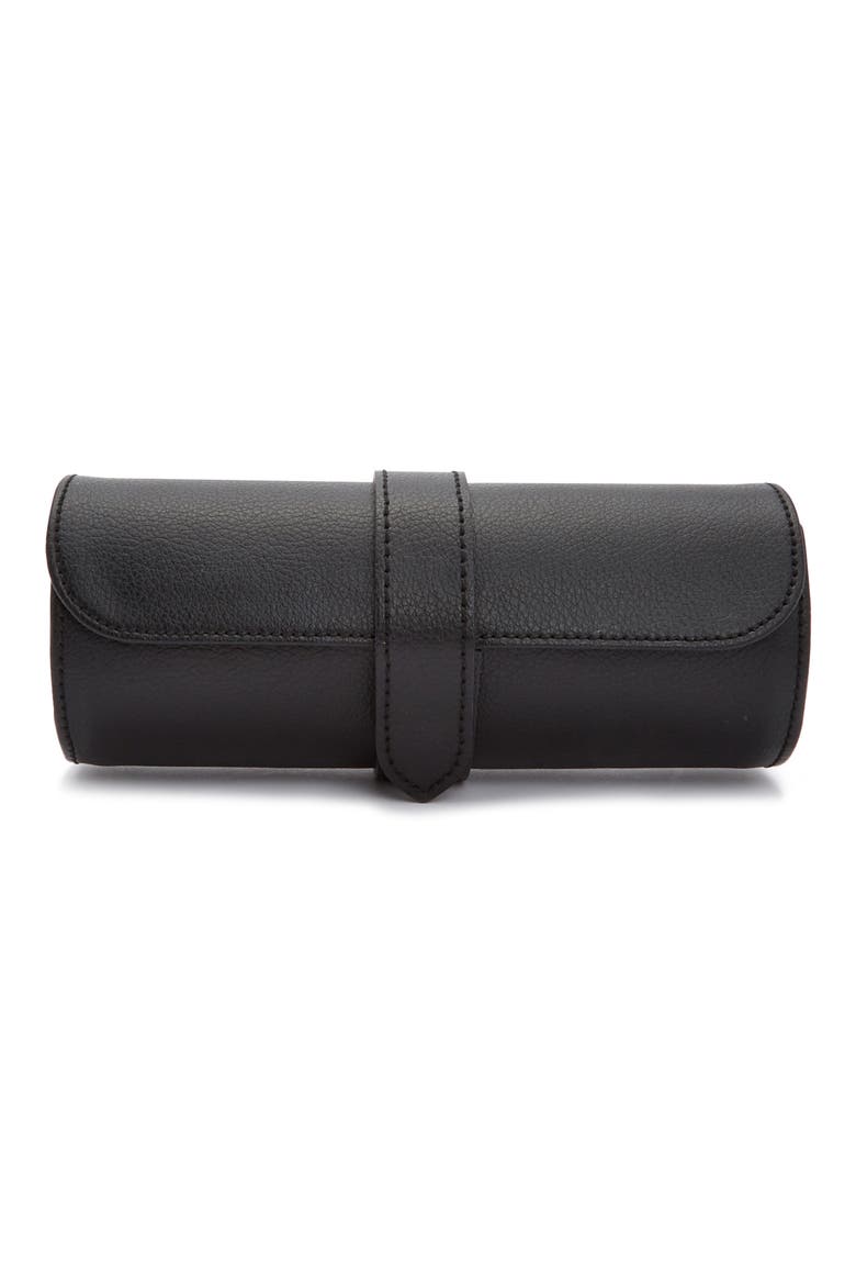 Roadster Watch Roll, Main, color, BLACK