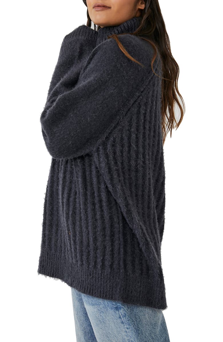 Free People Big City Turtleneck Sweater, Alternate, color,