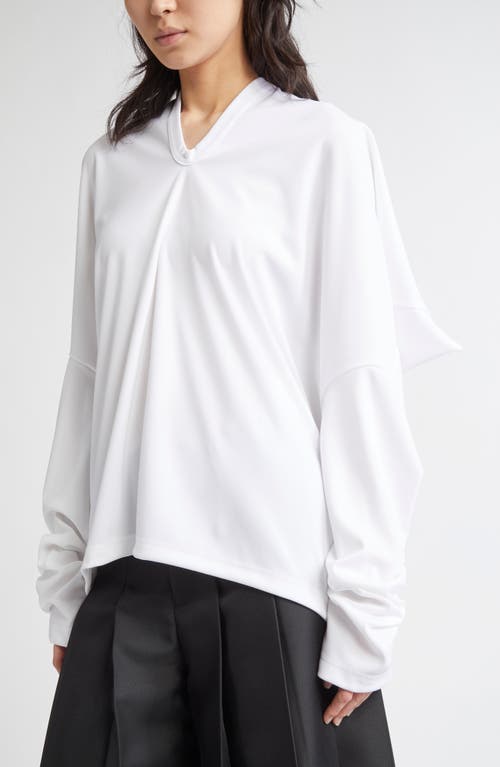 COMME DES GARÇONS COMME DES GARÇONS DRAPED JERSEY TOP