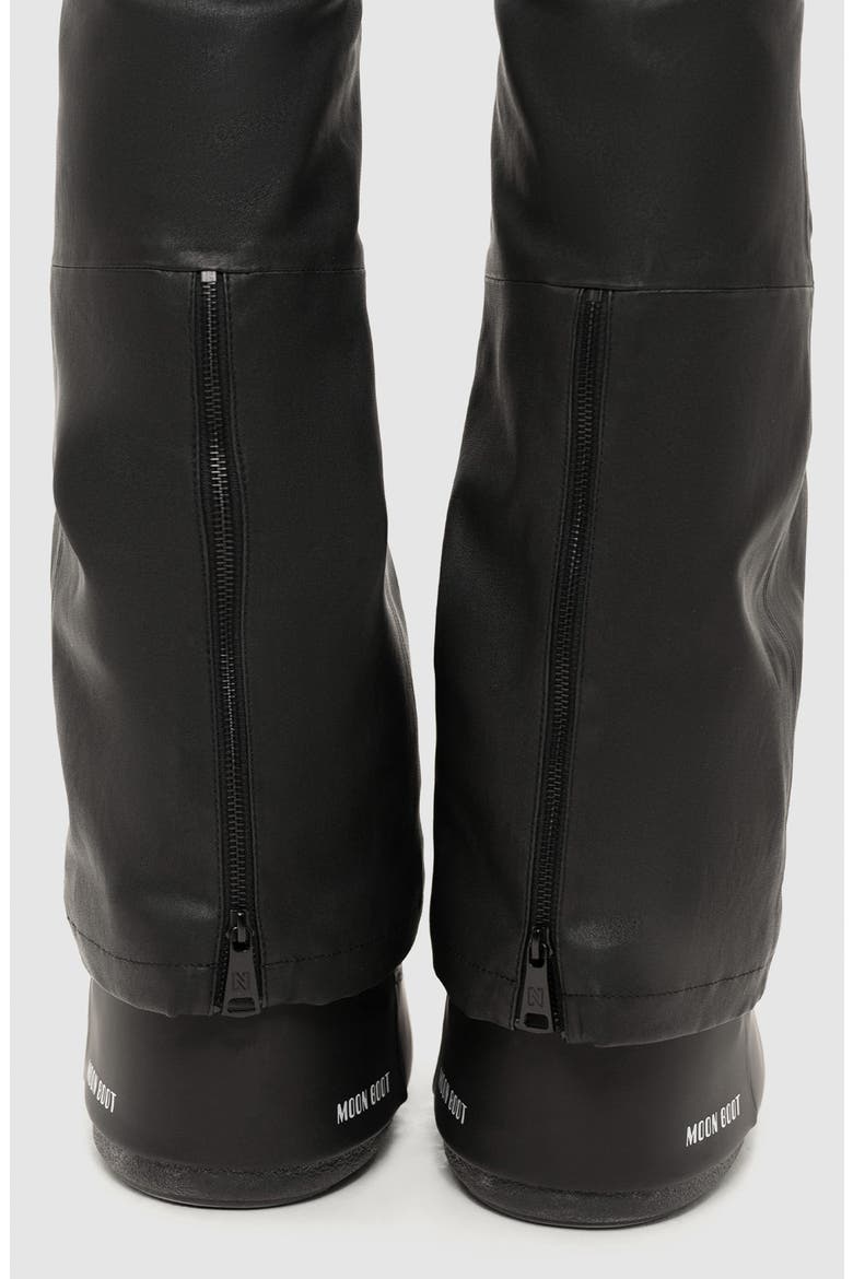 Giza PU Pants, Alternate, color, Black