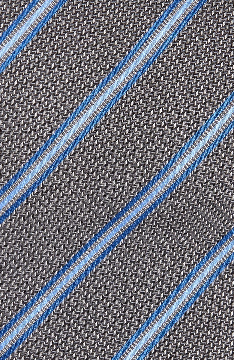 David Donahue Stripe Silk Tie, Alternate, color,