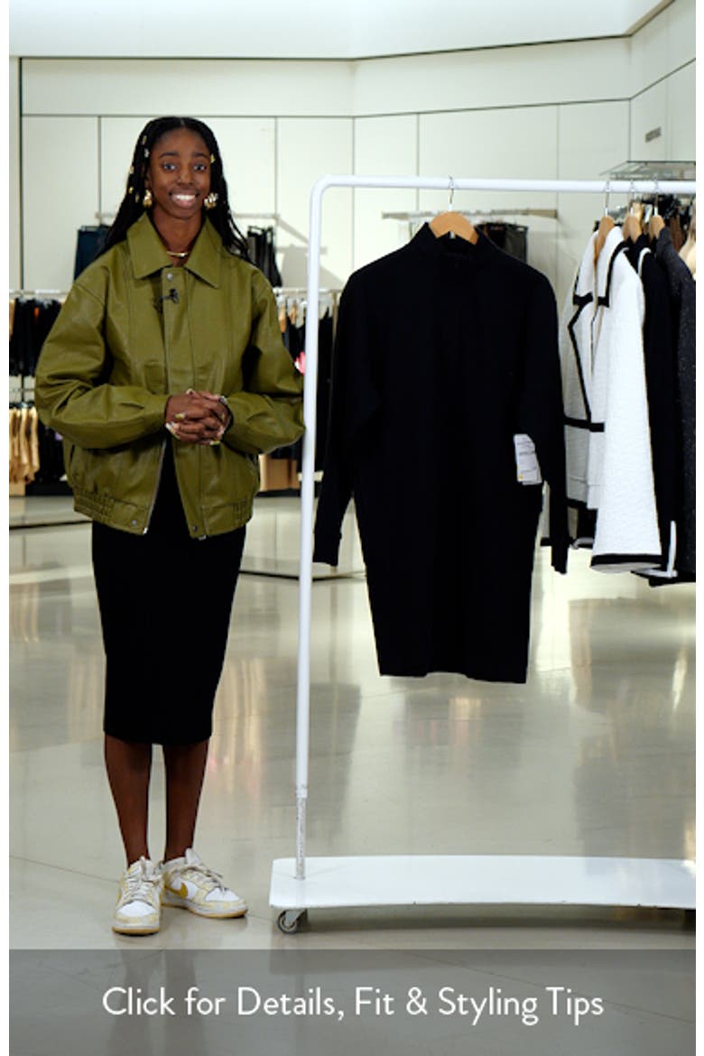 Cloud Fleece Long Sleeve Quarter Zip Dress video