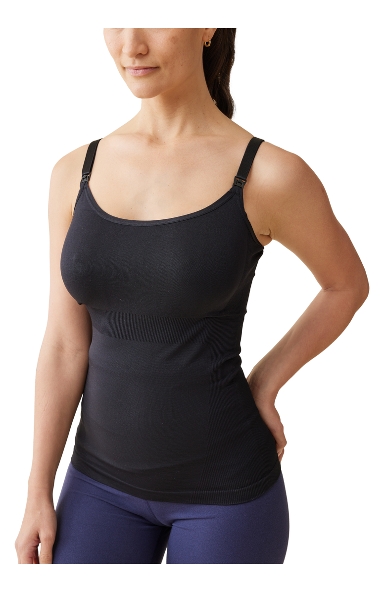 Ingrid & Isabel Postpartum Shaping Cami Bundle, Alternate, color, Black/Beige