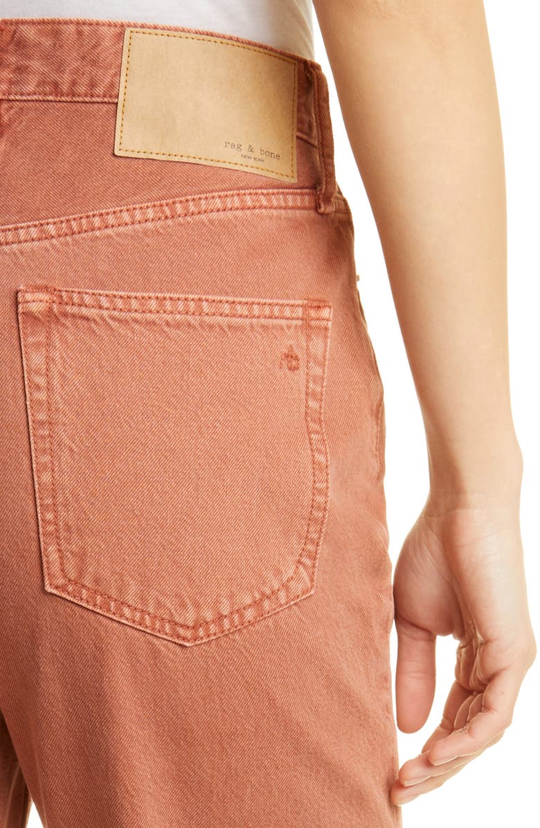 rag & bone Alissa High Waist Crop Barrel Leg Jeans, Alternate, color, 