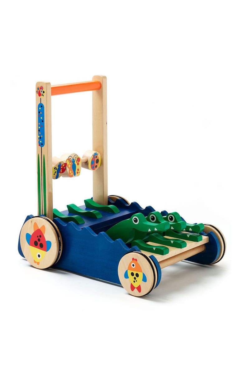 Melissa & Doug Chomp & Clack Alligator Push Toy, Alternate, color, 000
