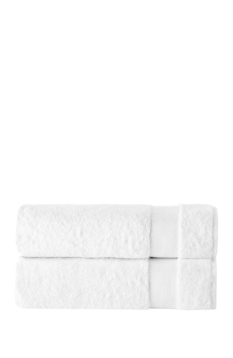 DePera Kansas Turkish Cotton 2-Piece Bath Sheets, Main, color, White