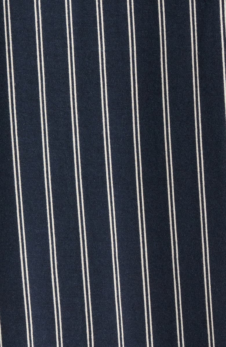 French Connection Stripe Pocket Short Pajamas, Alternate, color, Blue/ Cream Stripe