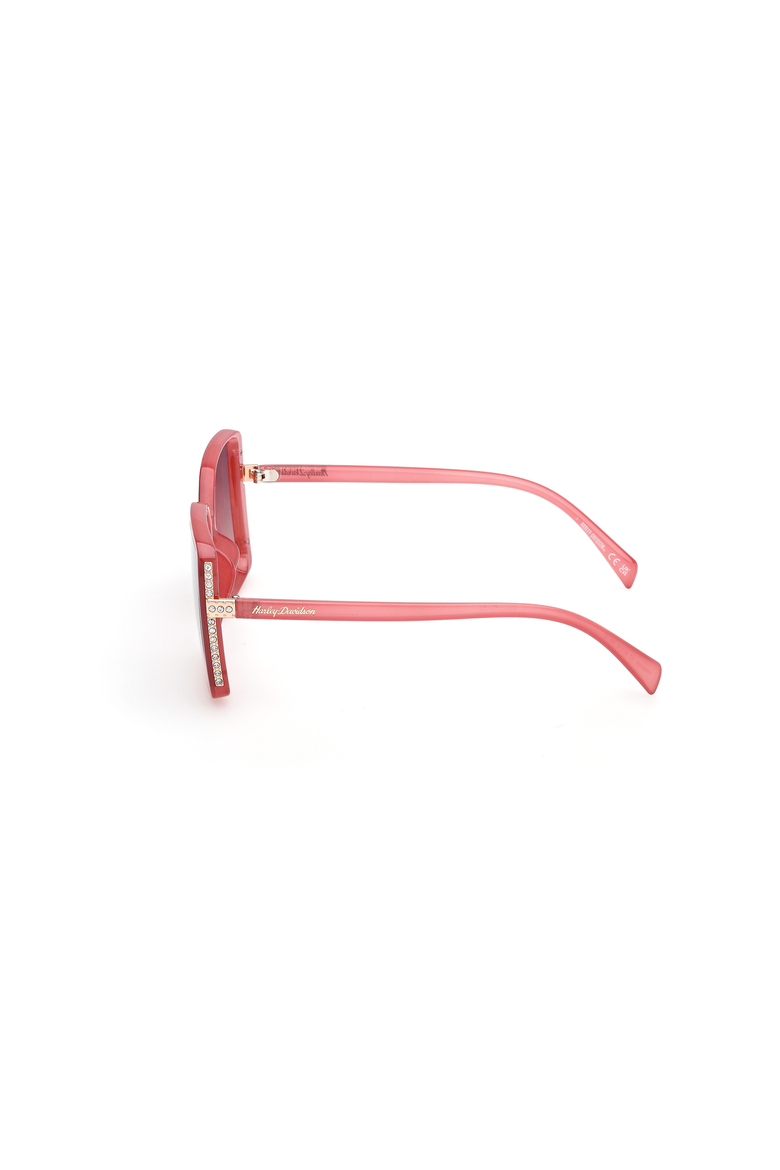 Bold Oversized Square Sunglasses, Alternate, color, Pink / Gradient Bordeaux