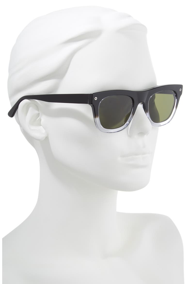 Andersen 49mm Sunglasses, Alternate, color, BLACK CLEAR FADE/ GREY