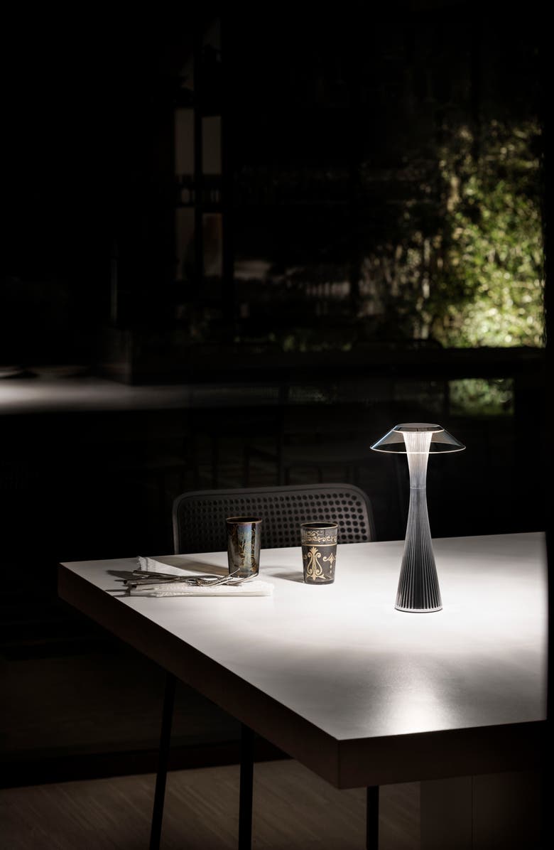 Kartell Space Rechargeable Battery Table Lamp, Alternate, color, Chrome