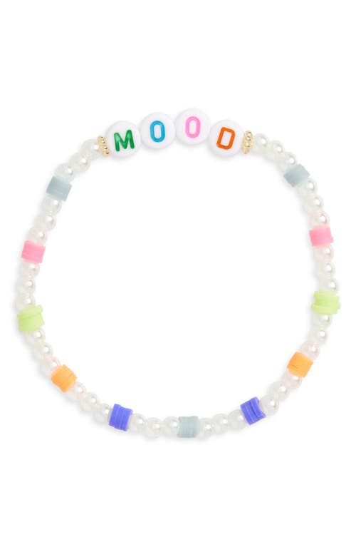 Bp. Mood Friendship Stretch Bracelet In White Multi