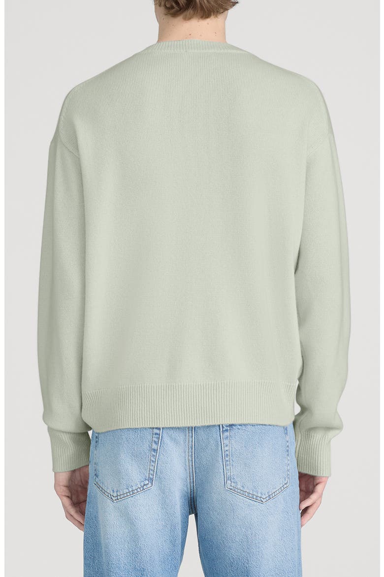 Lightweight Cashmere Crewneck Sweater, Alternate, color, PALE GREEN