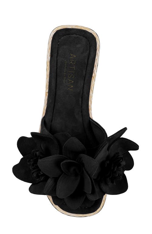 Zigi Artisan Aurra Slide Sandal In Black