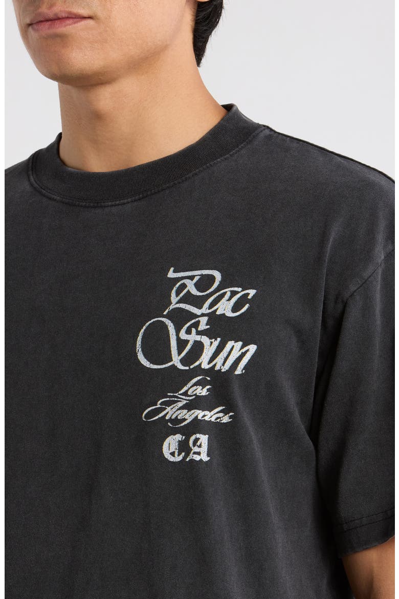 Cyber Hand Cotton Graphic T-Shirt, Alternate, color, WASHED BLACK