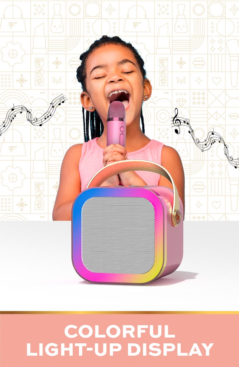 FAO Schwarz Bluetooth Karaoke Toy, Alternate, color, Light/ Pastel Pink