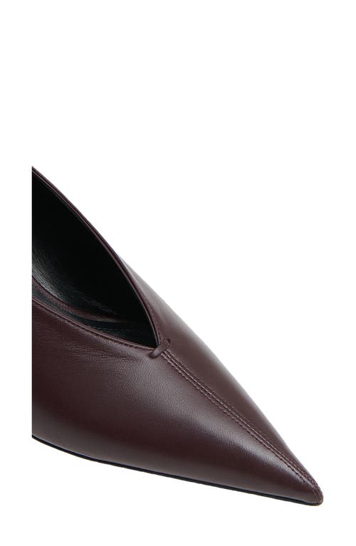Mansur Gavriel Kiki Pointed Toe Pump In Animal Print