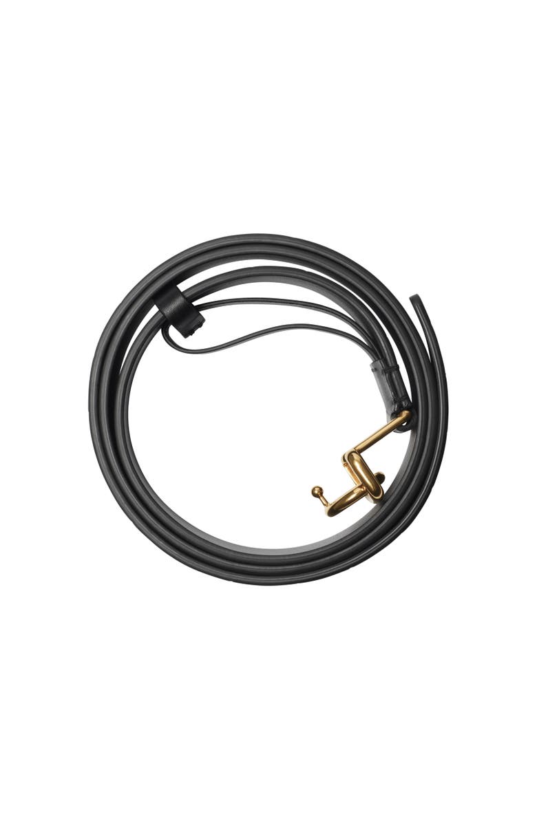 Burberry Leather Rocking Horse Belt, Alternate, color, Black