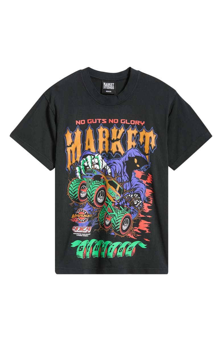 MARKET No Guts No Glory Cotton Graphic T-Shirt, Alternate, color, Black