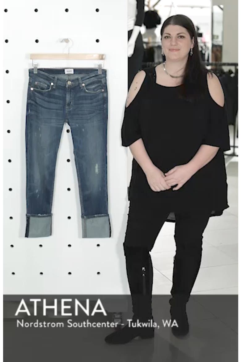 'Muse' Cuff Crop Jeans video