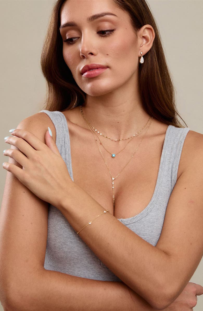 Set & Stones Camille Baroque Pearl Drop Earrings, Alternate, color, Gold