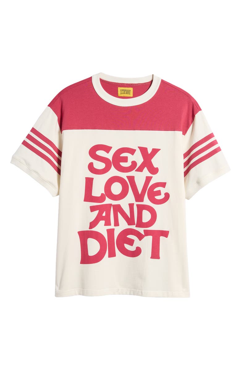 DIET STARTS MONDAY SLD Retro Colorblock Graphic T-Shirt, Alternate, color, 