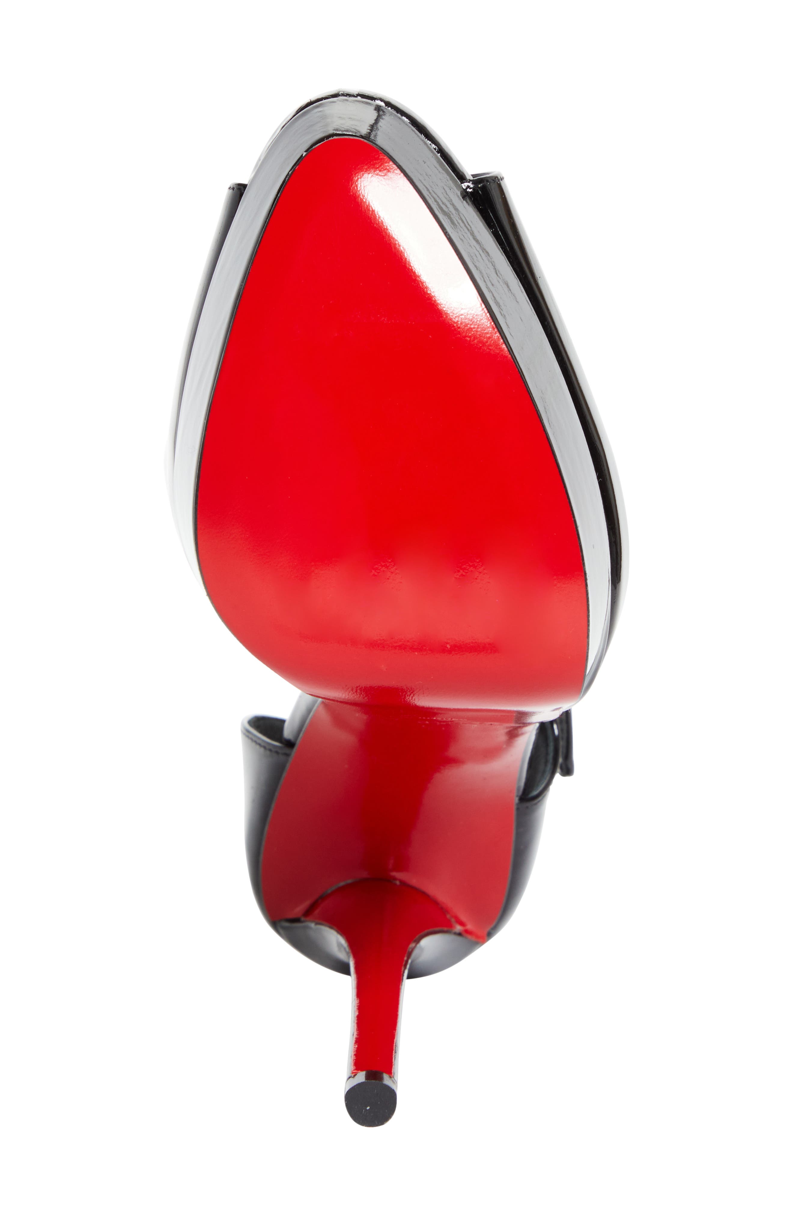 Christian Louboutin Miss Zigourata Alta Platform Peep Toe Sandal, Alternate, color, Black