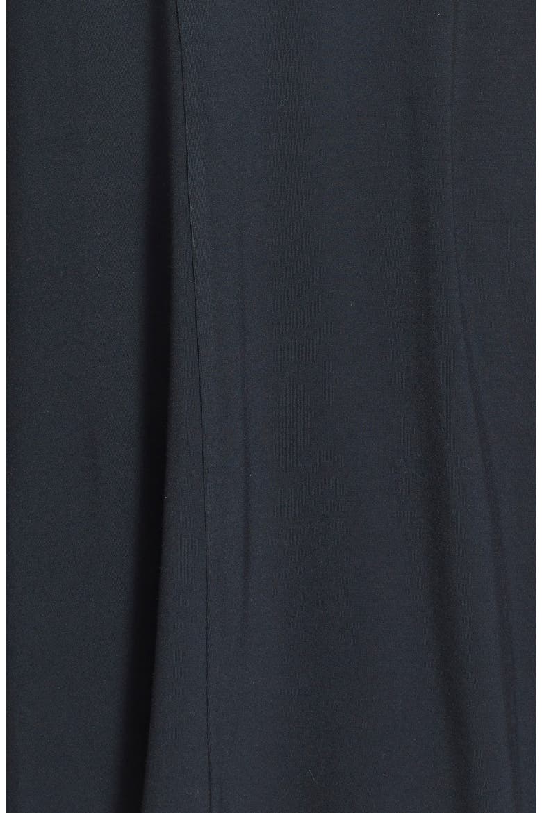 Raw Edge Shark Bite Hem Tank Dress, Alternate, color, BLACK