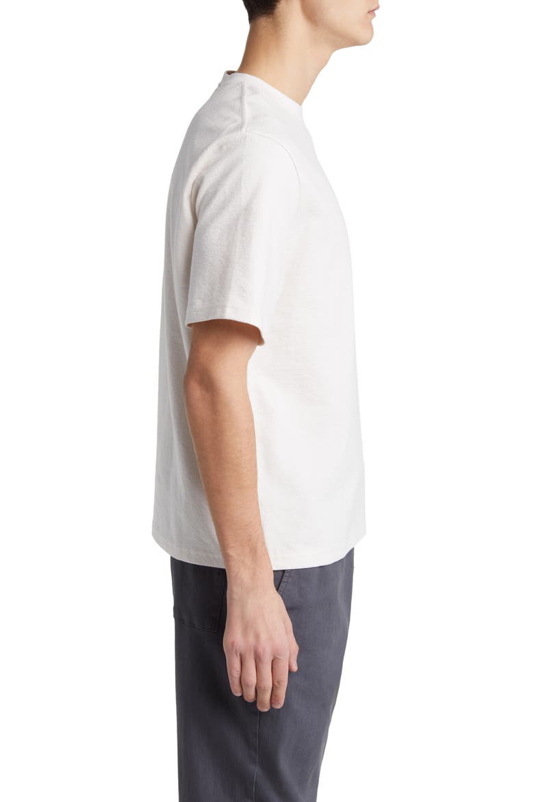 Dean Boxy Textured Organic Cotton T-Shirt, Alternate, color, ECRU