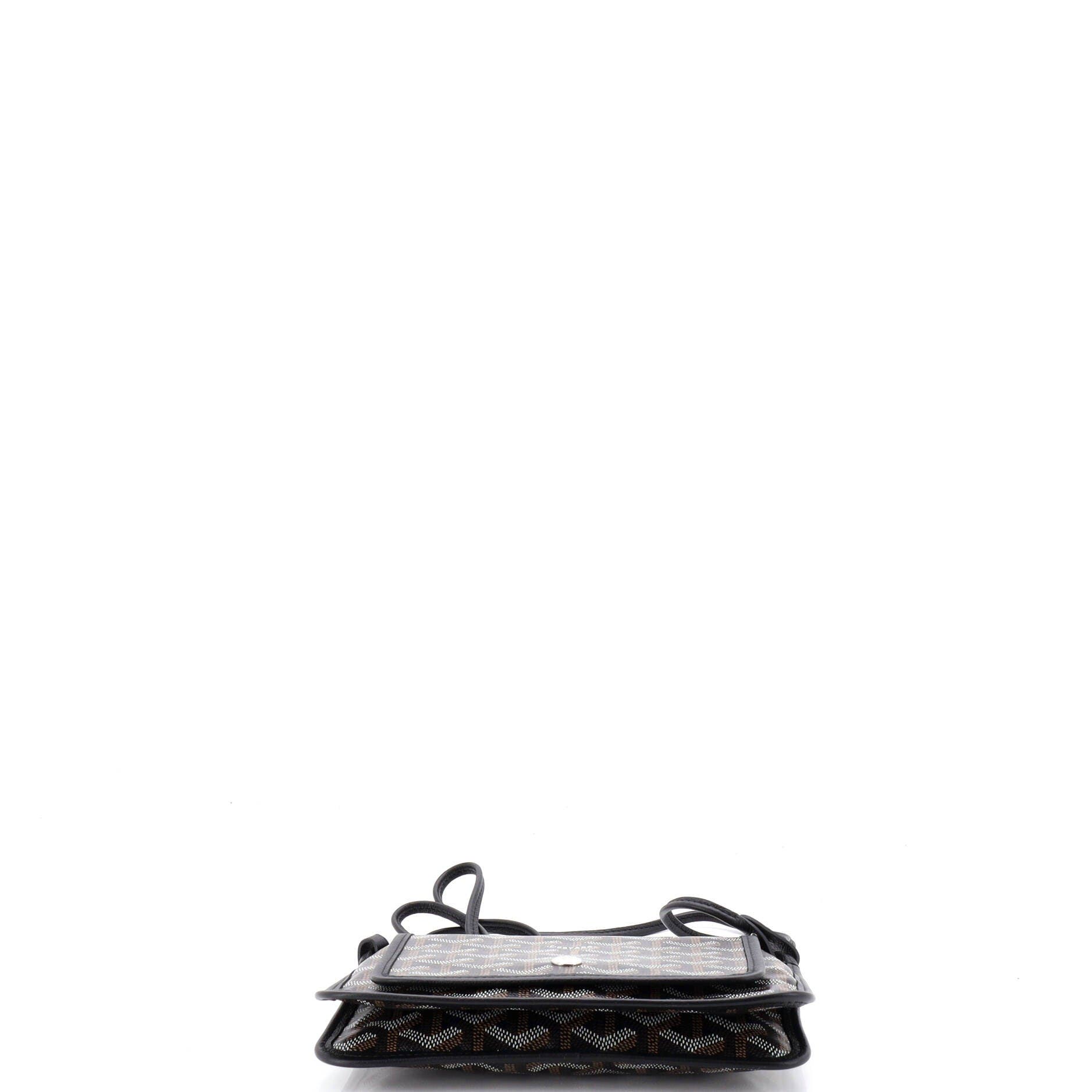 Plumet Clutch Wallet Coated Canvas, Alternate, color, Black