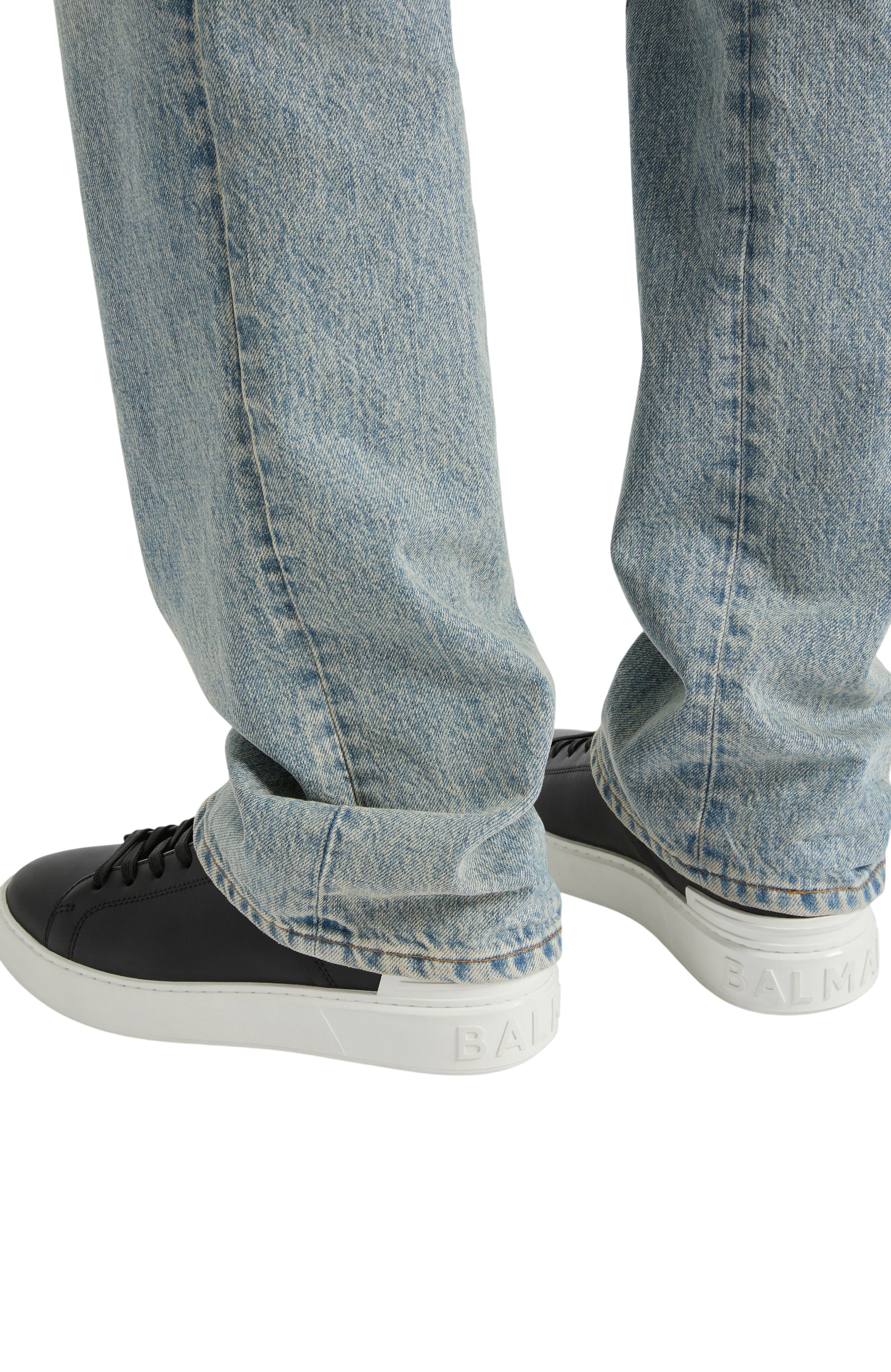 B-Court smooth leather trainers, Alternate, color, multicolor