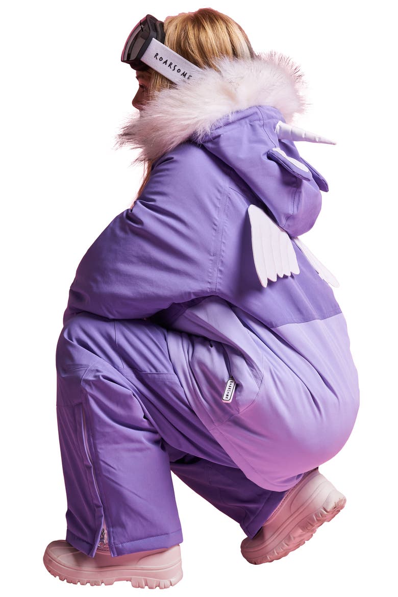 Sparkle the Unicorn Ski Jacket, Alternate, color, Lilac