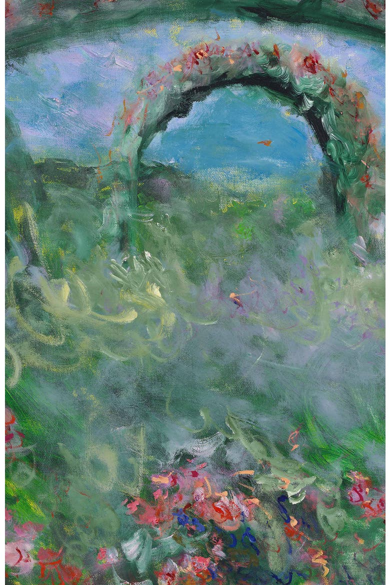 Garden in Bloom by Kim Ahonoukoun, 8x10 Art Print, Alternate, color, Green