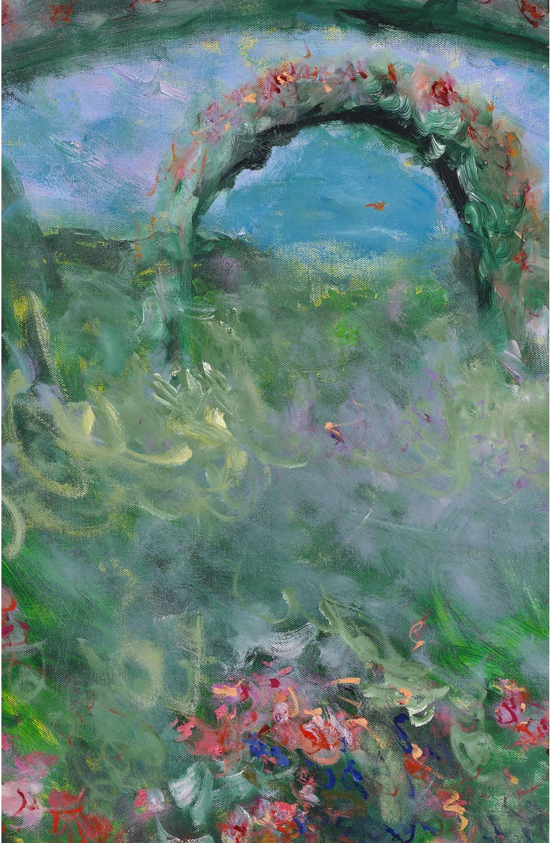 Bond & Grace Garden in Bloom by Kim Ahonoukoun, 8x10 Art Print, Alternate, color, Green