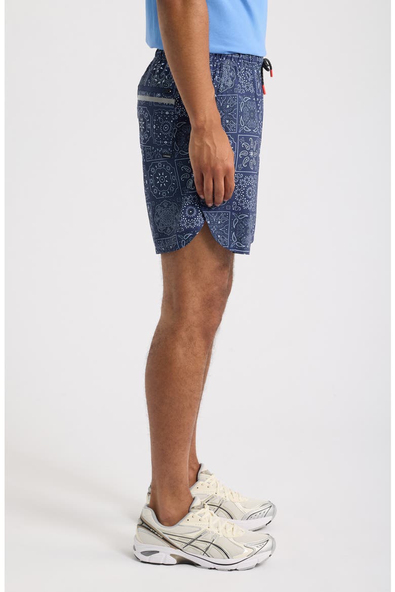 Luka 7-Inch Lined Performance Shorts, Alternate, color, PAISLEY TILE NAVY