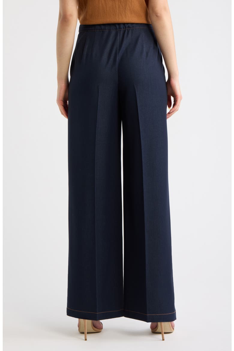 Wide Leg Pants, Alternate, color, DARK DENIM