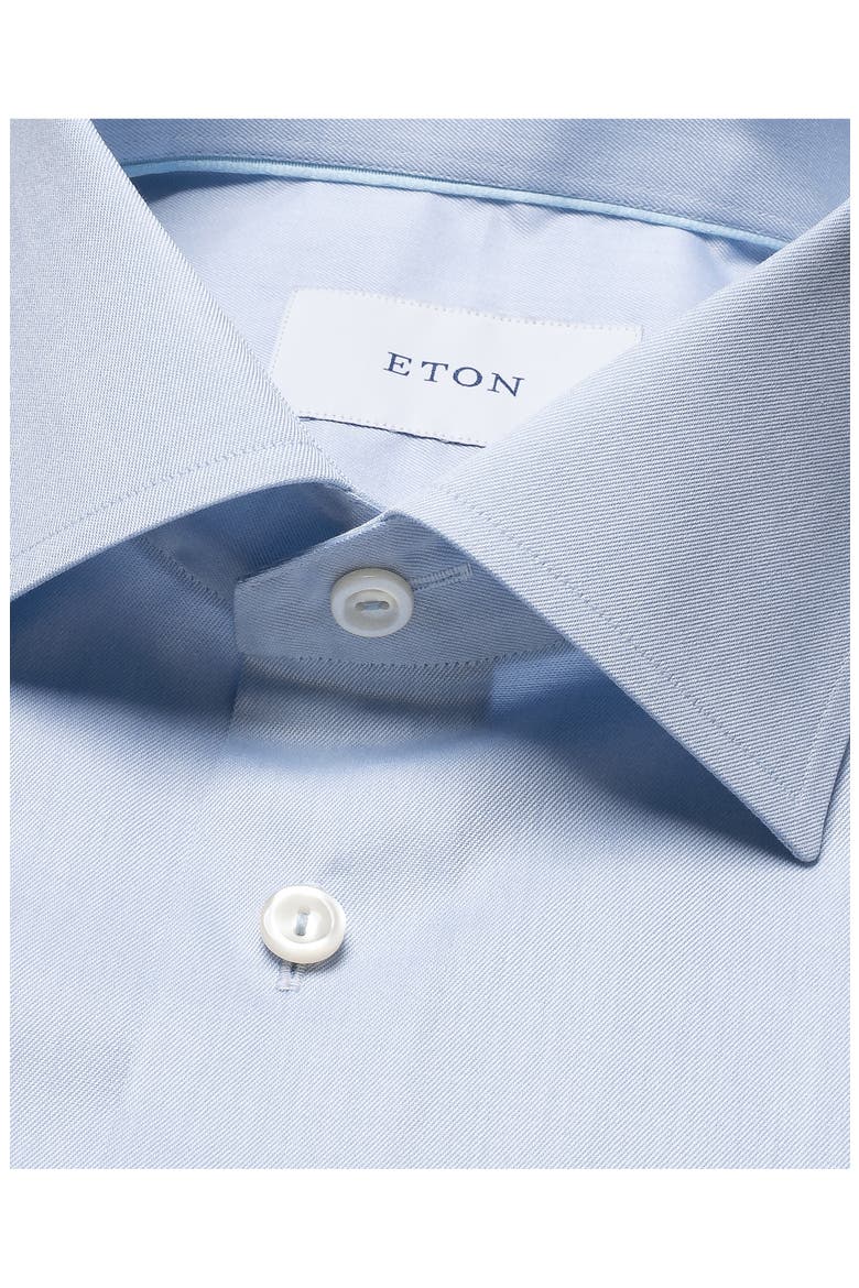 Slim Fit Twill Dress Shirt, Alternate, color, LIGHT BLUE