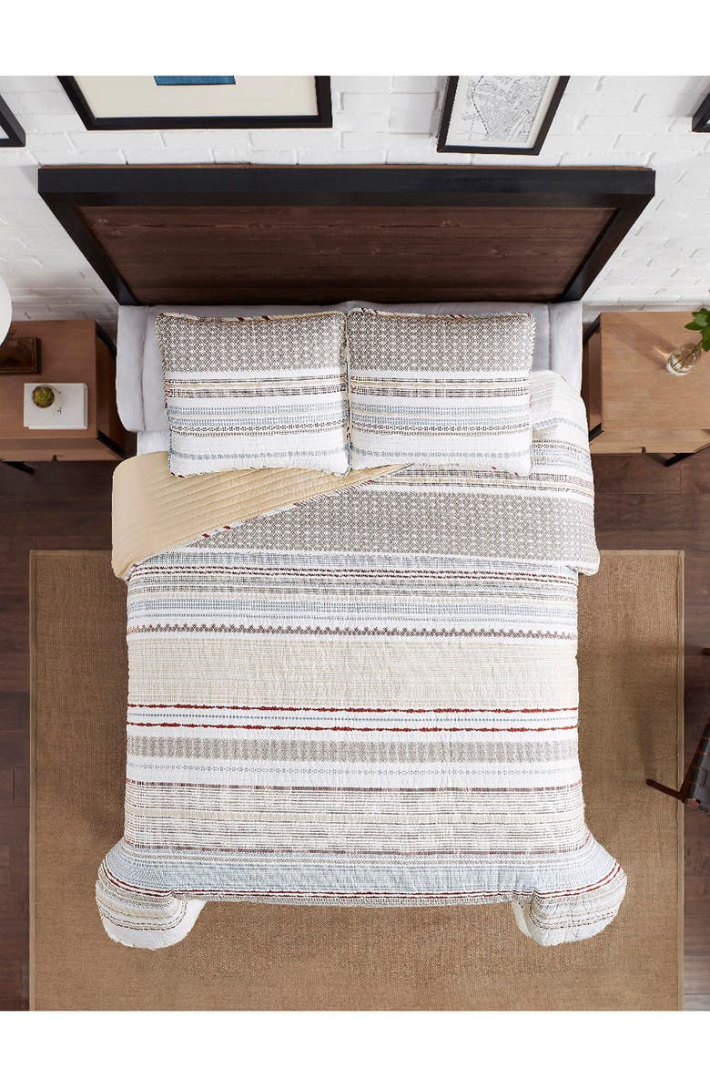 Lucky Brand Leigha Vertical Stripe 3-Piece Quilt Set, Alternate, color,