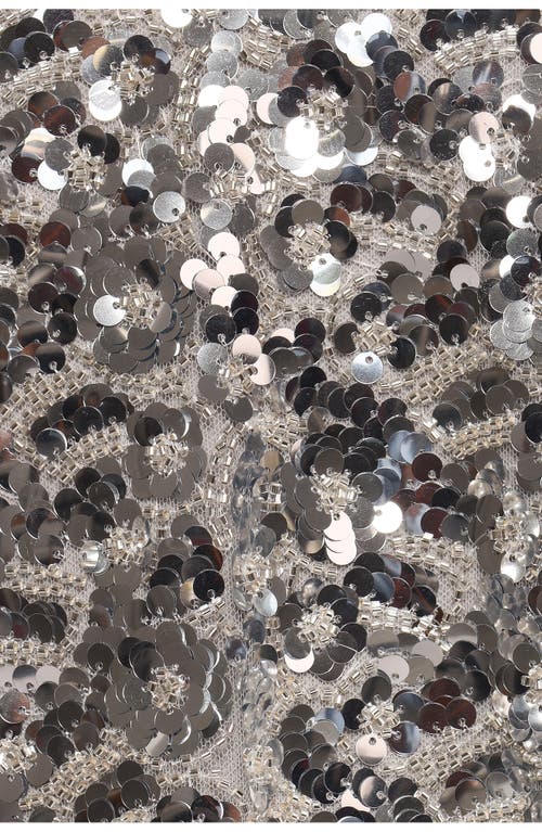 Petal And Pup Petal & Pup Lexa Sequin Minidress In Silver