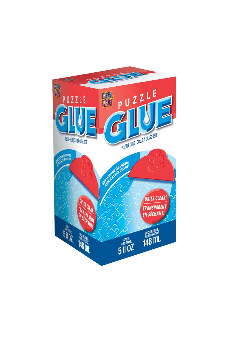 Jigsaw Puzzle Glue with Applicator - 5oz, Main, color, Multicolor