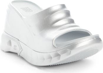 Givenchy Marshmallow Metallic Wedge Slide Sandal (Women) | Nordstrom