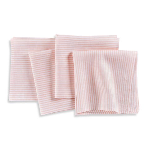 Linen Dinner Napkins - Narrow Stripe, 20" x 20"
