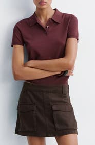 MANGO Polo Sweater