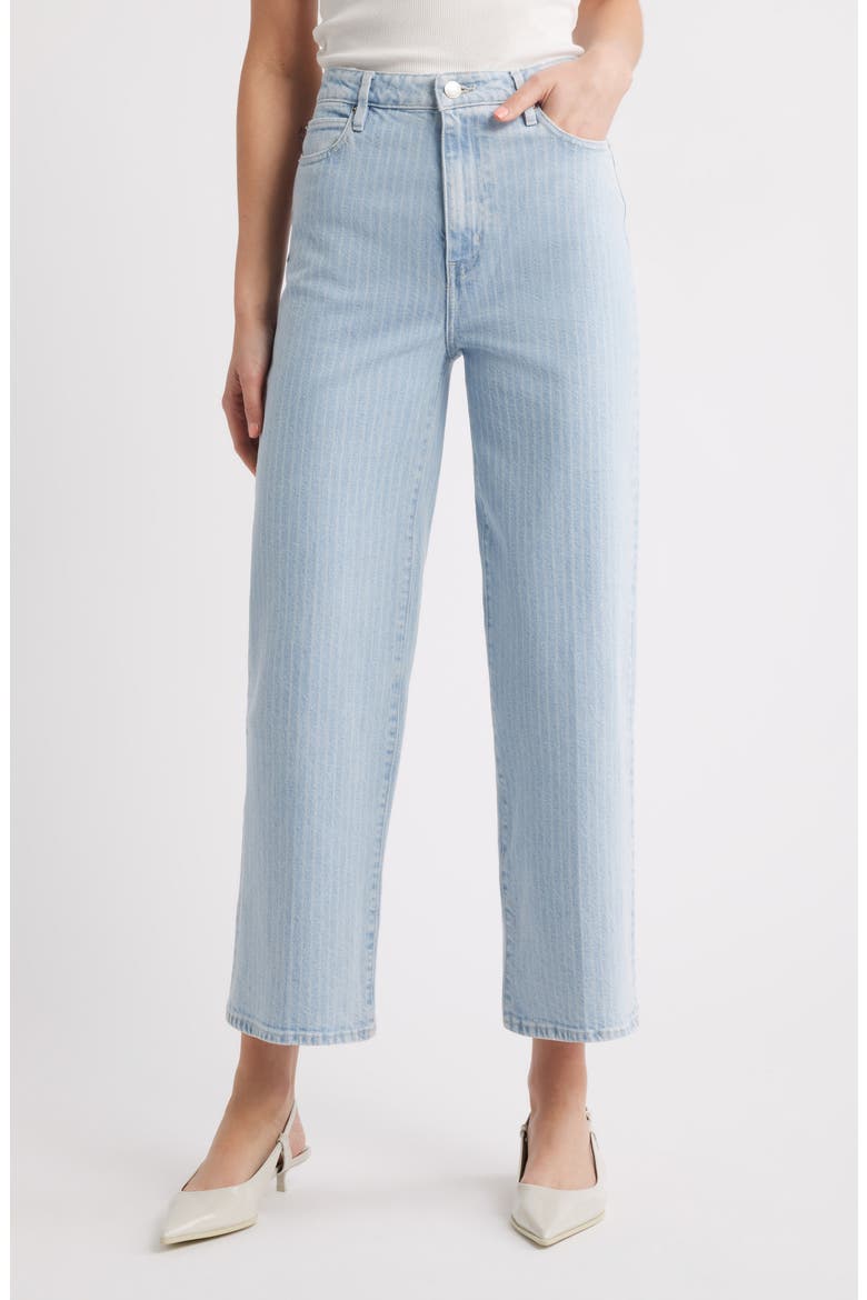 The Wide High Waist Ankle Jeans, Main, color, BREEZY BLUE MULTI