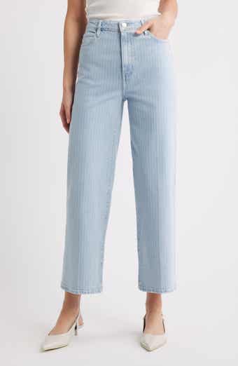 FRAME The Wide High Waist Ankle Jeans